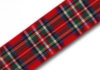 Royal Stewart tartan ribbon 25mm