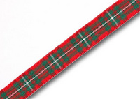 MacGregor tartan ribbon 25mm