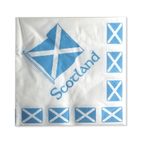 Scottish saltire serviettes