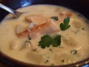 Cullen skink soup