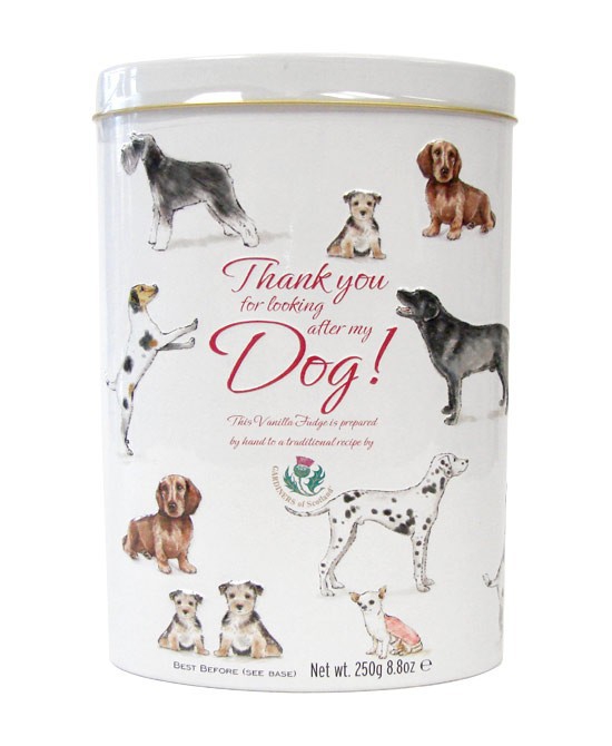Thank you for looking after my Dog. Vanilla fudge Food