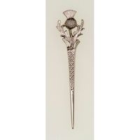 Scottish thistle kilt pin