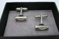 silver cufflinks