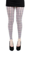 Gleve Check tartan  tights