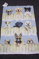 Assorted Dogs Tea Towel