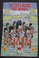 Scotland the Brave Tea Towel