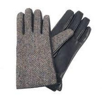 Gents Harris Tweed gloves
