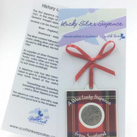 Christmas Wishes Lucky Sixpence Royal Stewart