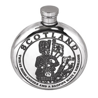 Piper Hip Flask Round