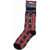 Novelty Kilt Socks Red