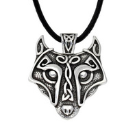 Viking wolf pendant