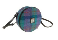 Harris Tweed Bannock Round Bag