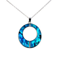 Paua shell necklace.