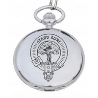 Clan Crest Engraved Pocket Watch (on order only)