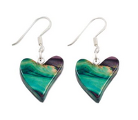 Quirky Heart Heather Earrings