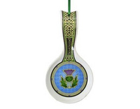 Scottish Thistle Spoon Rest Celtic Window