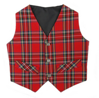 Child's Tartan Waistcoat in Royal Stewart