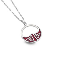 Red Celtic Necklace 