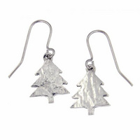 Small Christmas Tree Earrings