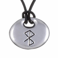 Peace and Happiness Bind Rune Necklace