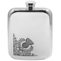 6oz Corner Thistle Flask