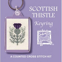 Scottish Thistle Keyring