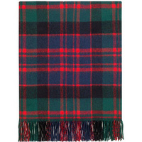 MacDonald Clan Modern Tartan Lambswool Blanket