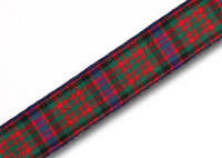 MacDonald tartan ribbon 7mm