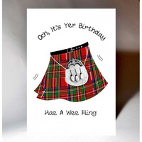 Scottish Birthday Kilt Fling