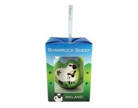 Shamrock Sheep Celtic Bauble