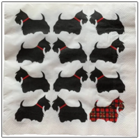 Scottie Dog Napkins