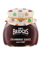 Mrs Bridges Cranberry Sauce with Port 250g