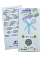 Baby Boy First Birthday Lucky Sixpence Charm