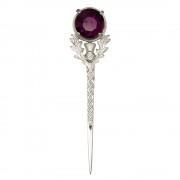 Scottish Thistle Jewel Kilt Pin