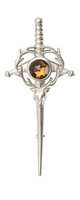 Stag Kilt Pin Cairngorm