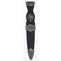 Celtic Stone Top Clan Sgian Dubh Antique finish (Order only)