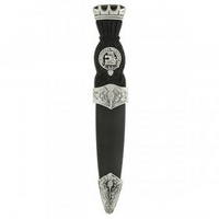 Thistle Stone Top Sgian Dubh - Antique Finish Order only