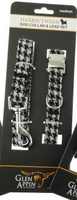 Harris Tweed Dog Collar and Lead Set