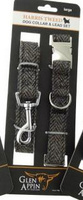 Harris Tweed Dog Collar and Lead Set