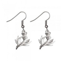 Hanging Thistle Earrings