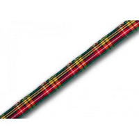 Buchanan tartan ribbon 7mm