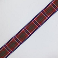 MacRae tartan ribbon 25mm