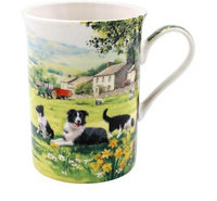 Sheep & Collie Dog Mug