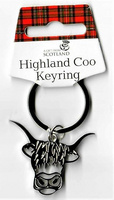 Highland Coo Keyring