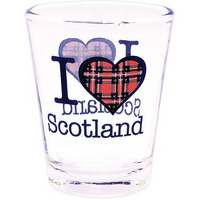 Shot Glass - I love Scotland
