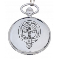 Clan Crest Engraved Pocket Watch