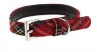 Tartan collar and lead