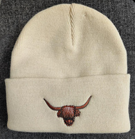 Beanie Cow Head Sand
