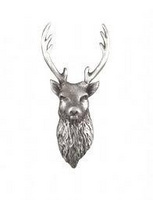 Stags Head Pin