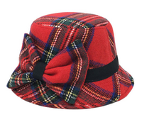 Ladies Cloche Hat - Royal Stewart